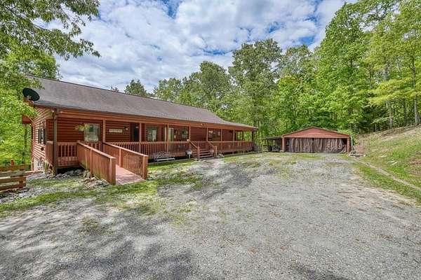 5.67 Acres of Land with Home for Sale in Murphy, North Carolina