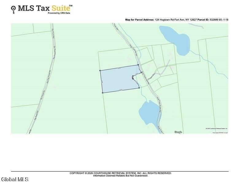 9.4 Acres of Land for Sale in Fort Ann, New York