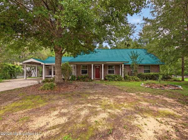 2.57 Acres of Land with Home for Sale in Saucier, Mississippi
