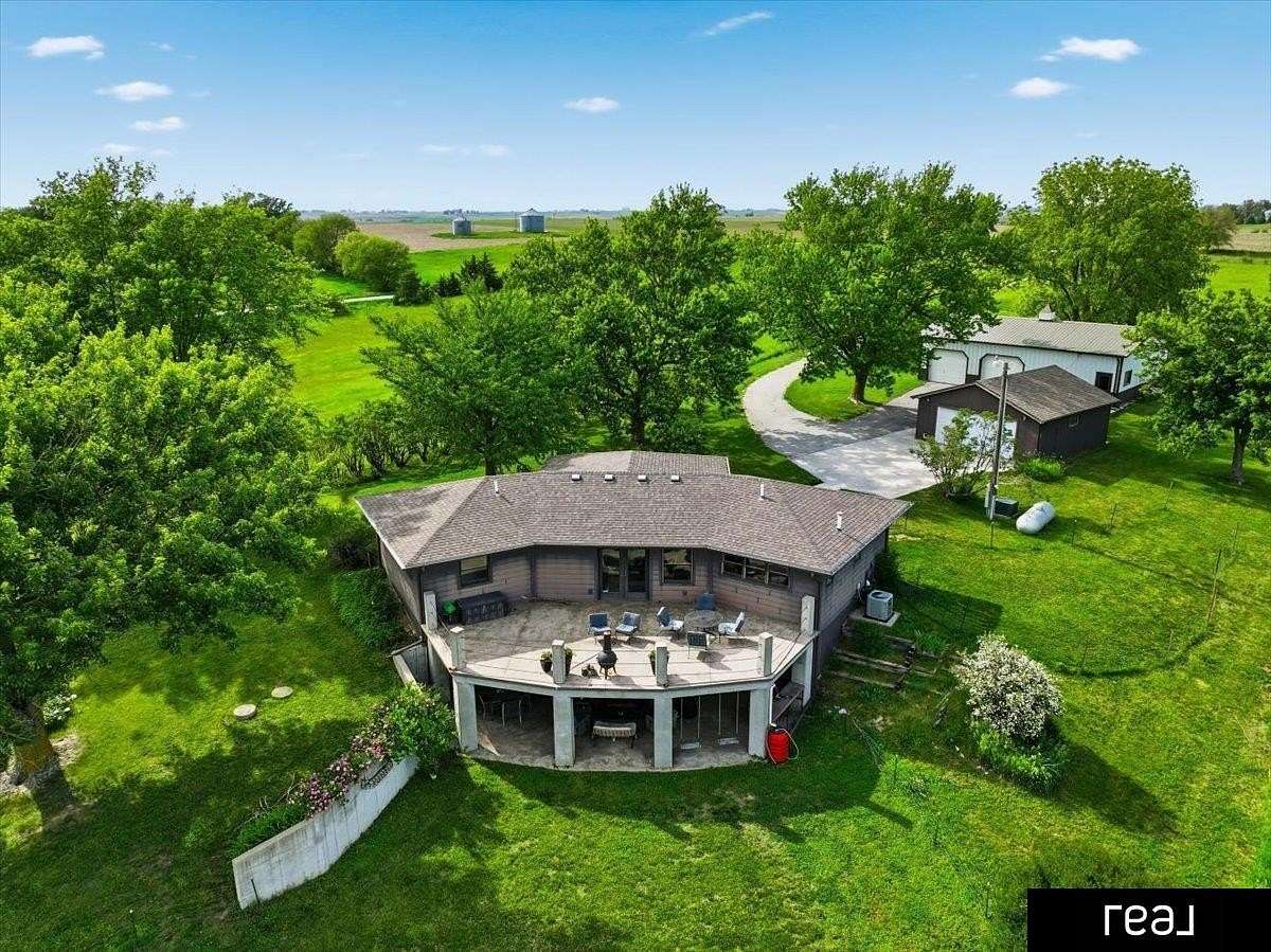 21.4 Acres of Recreational Land with Home for Sale in Griswold, Iowa