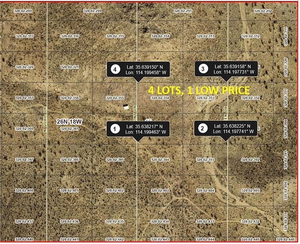 4.28 Acres of Residential Land for Sale in Dolan Springs, Arizona