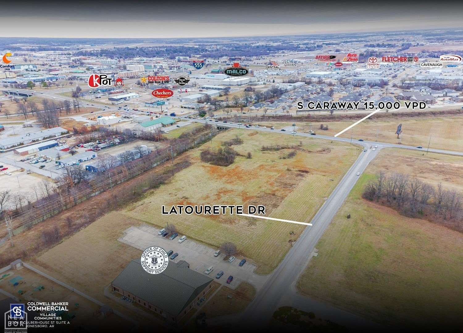 5.76 Acres of Commercial Land for Sale in Jonesboro, Arkansas