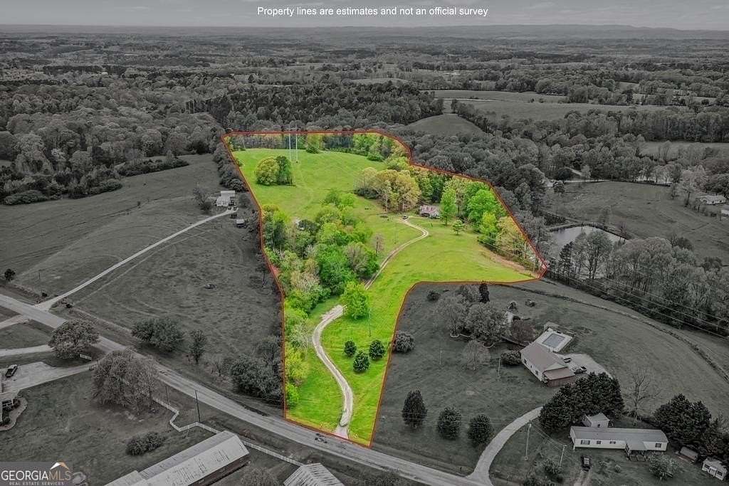 14.9 Acres of Recreational Land with Home for Sale in Bowdon, Georgia