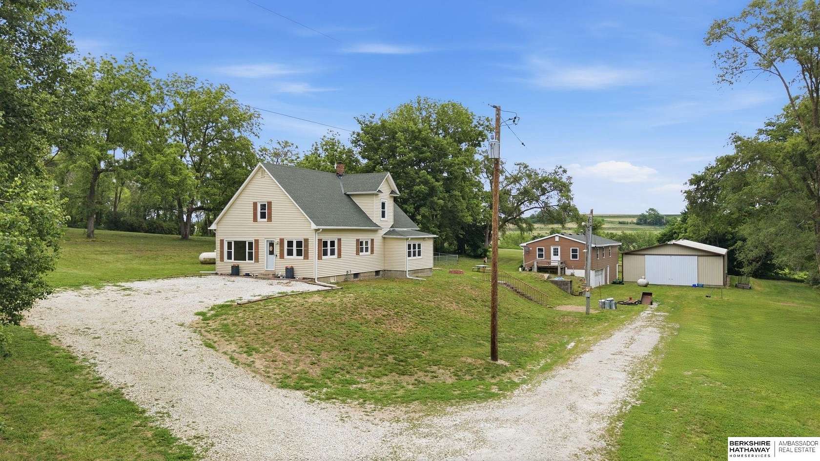 10 Acres of Land with Home for Sale in Underwood, Iowa