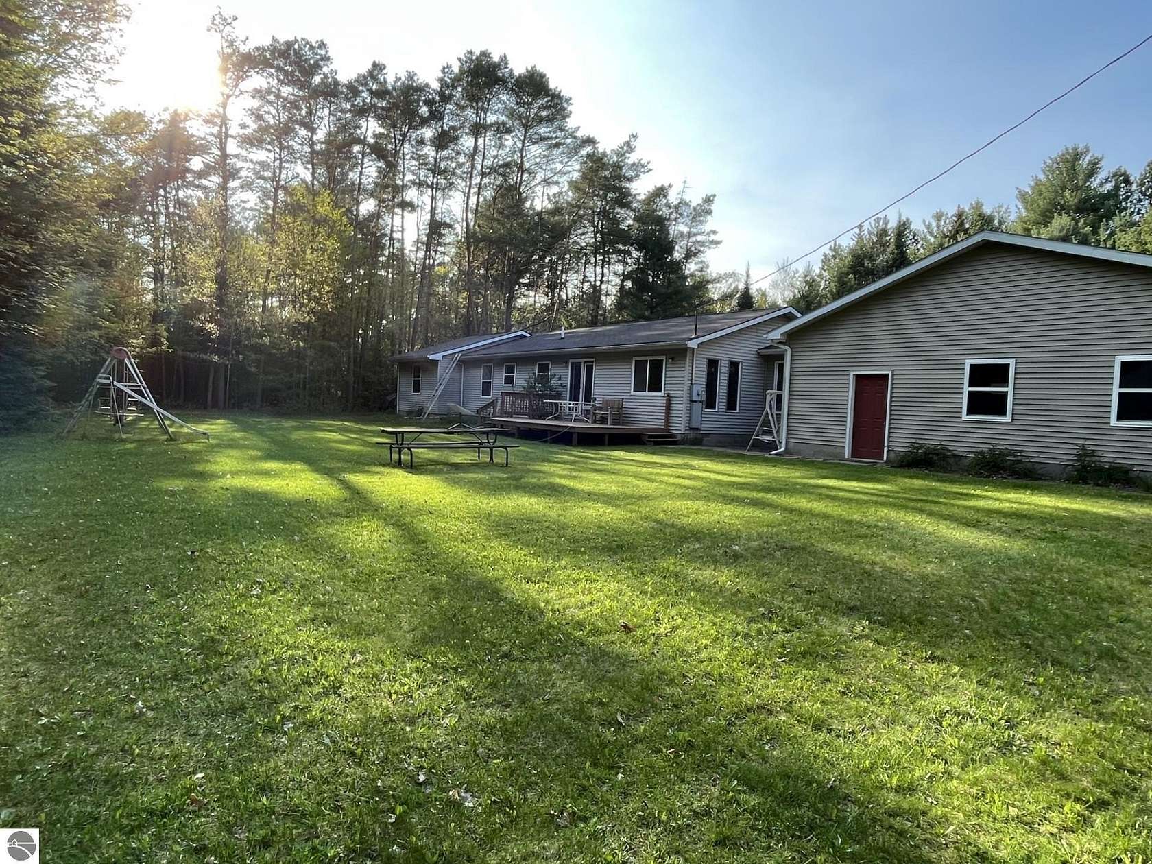 11.5 Acres of Recreational Land with Home for Sale in Alger, Michigan