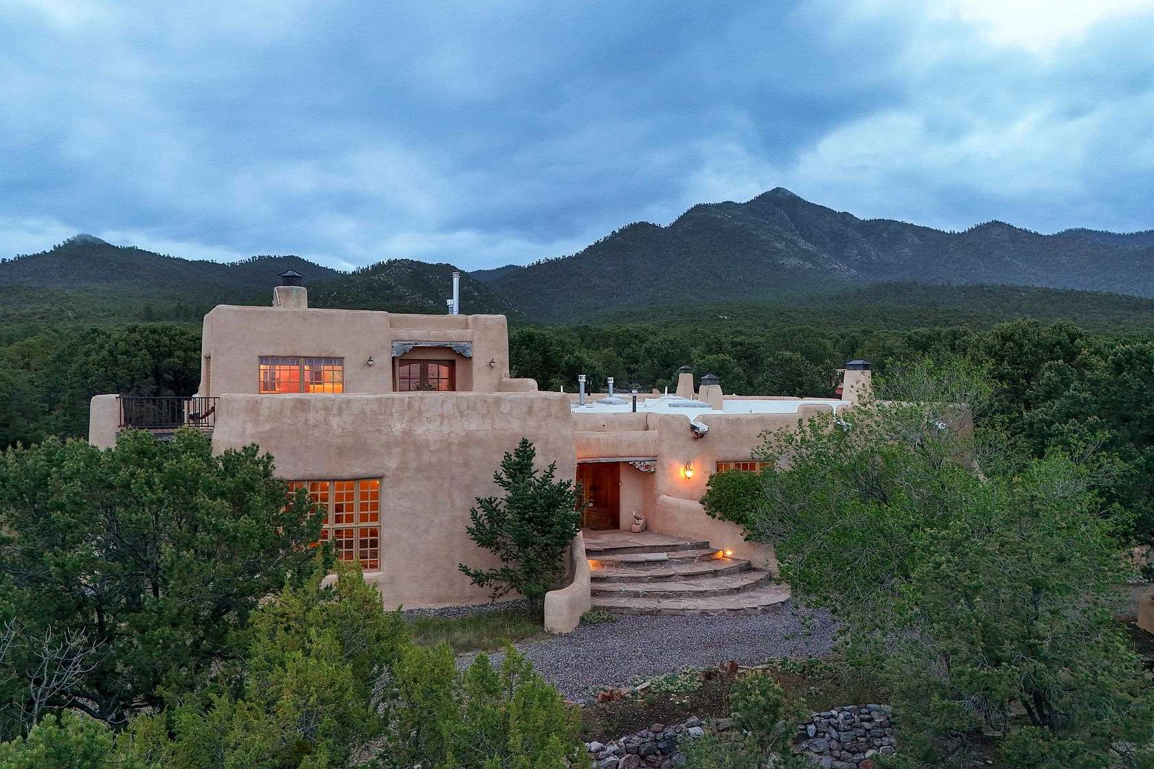 3 Acres of Land with Home for Sale in Ranchos de Taos, New Mexico
