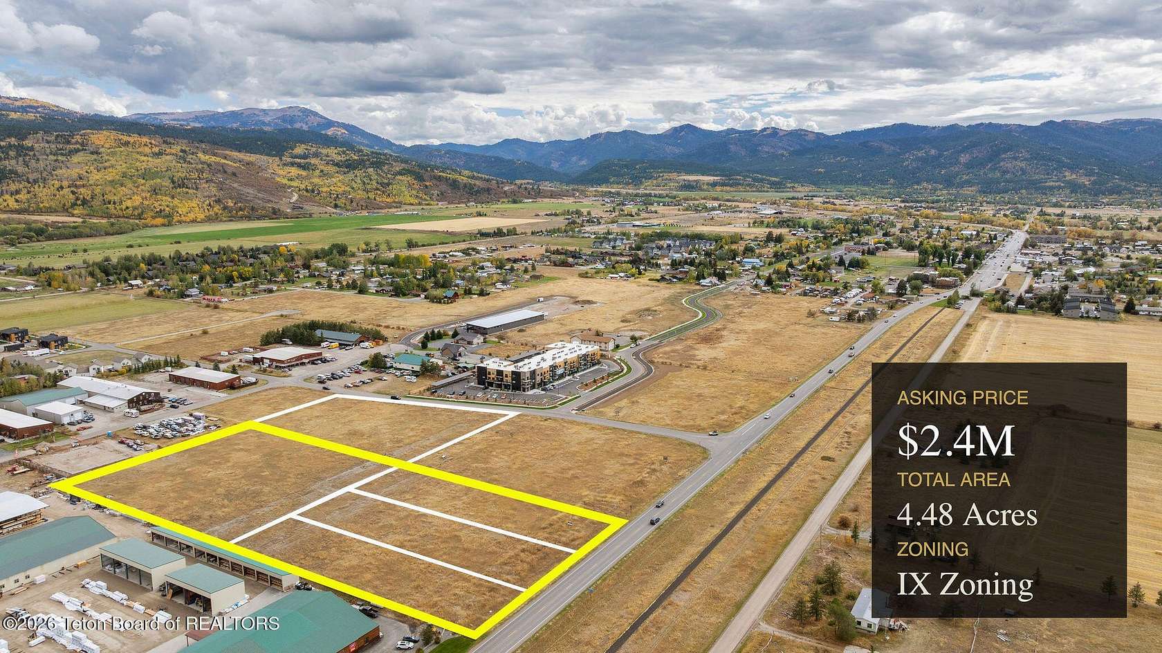 4.48 Acres of Mixed-Use Land for Sale in Victor, Idaho