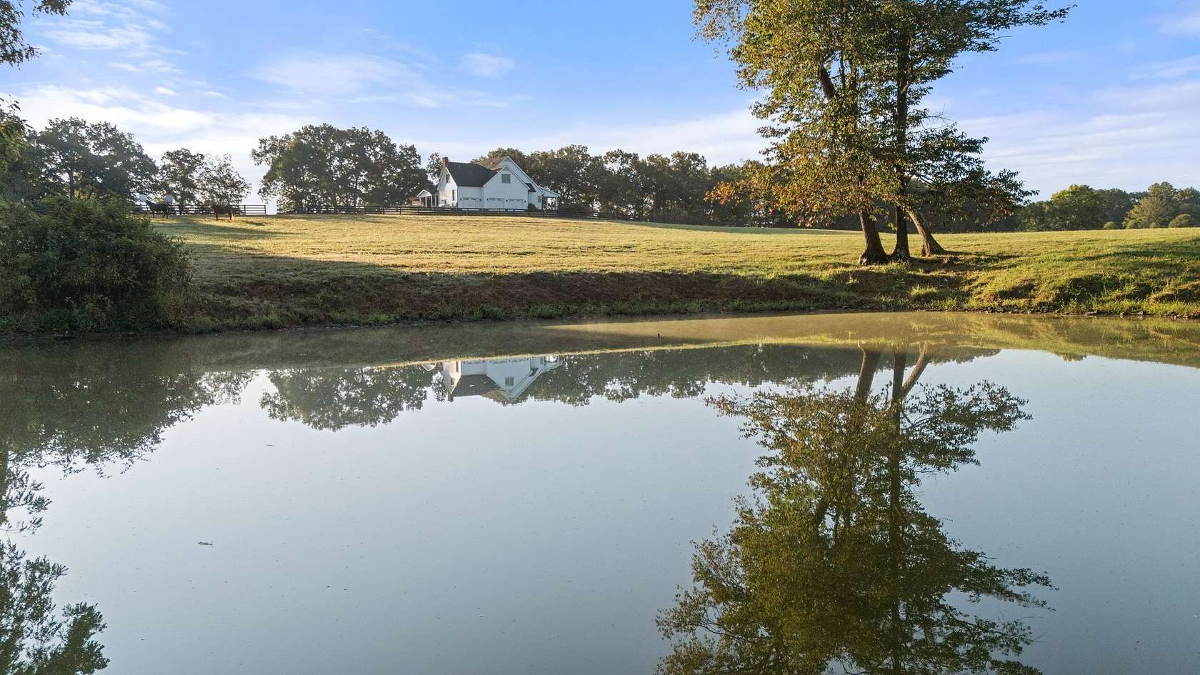 33.1 Acres of Agricultural Land with Home for Sale in Springfield, Tennessee