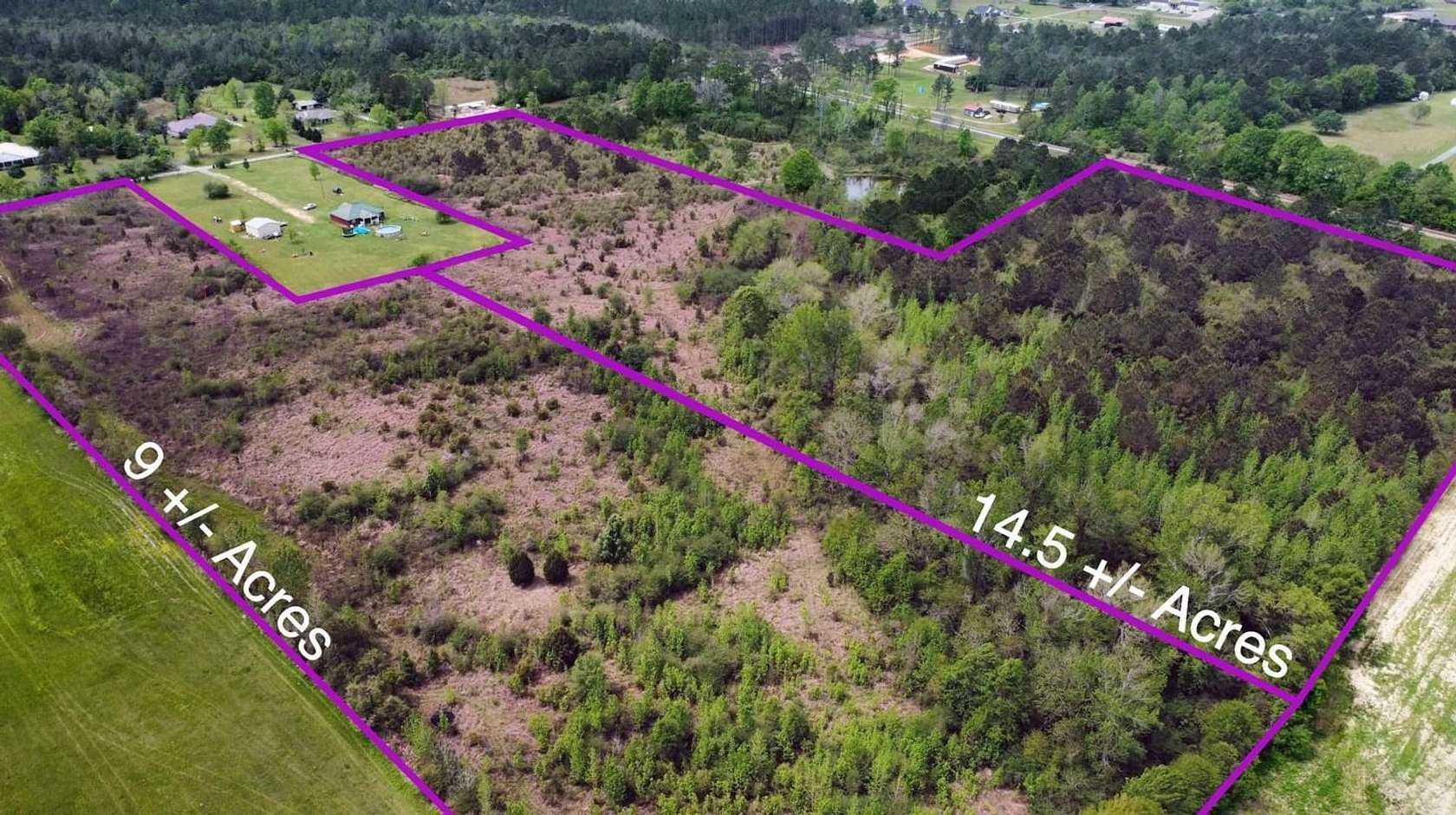 9 Acres of Land for Sale in Lucedale, Mississippi