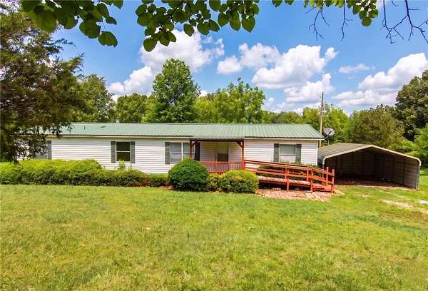 4.46 Acres of Land with Home for Sale in Western Grove, Arkansas