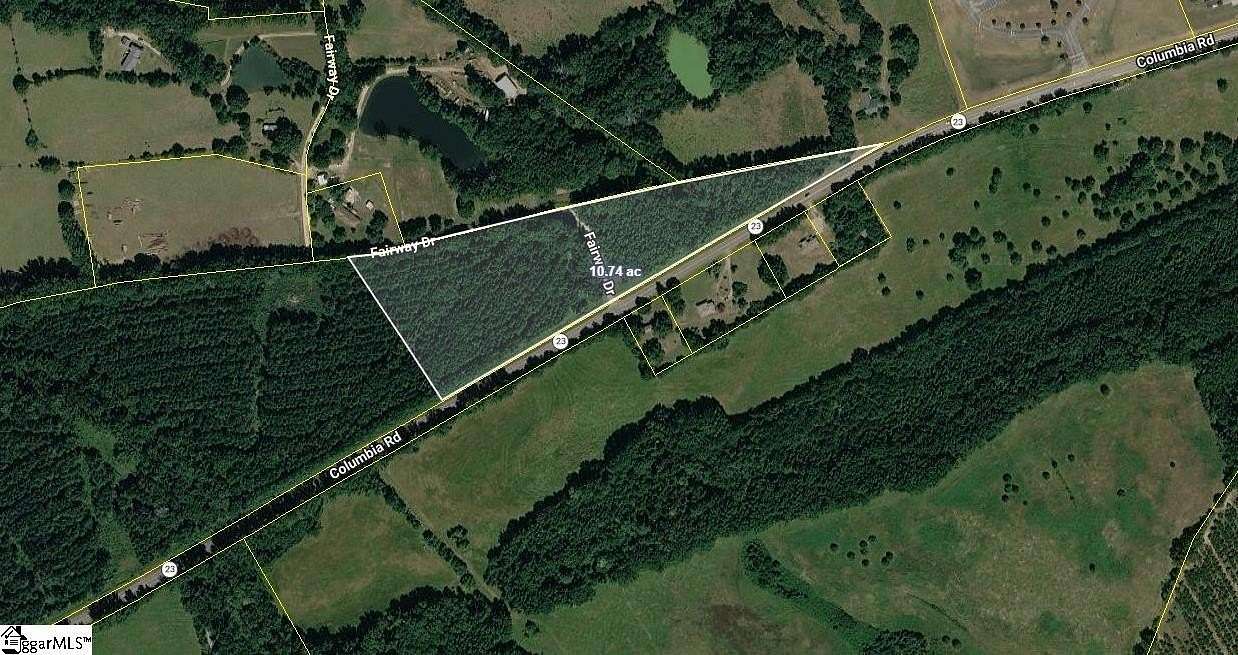10.8 Acres of Land for Sale in Edgefield, South Carolina