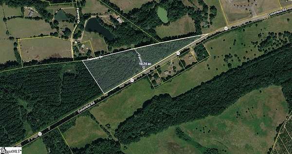 10.8 Acres of Land for Sale in Edgefield, South Carolina
