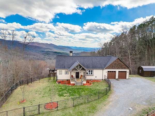 20.7 Acres of Recreational Land with Home for Sale in Murphy, North Carolina