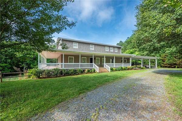 6 Acres of Land with Home for Sale in Morganton, Georgia
