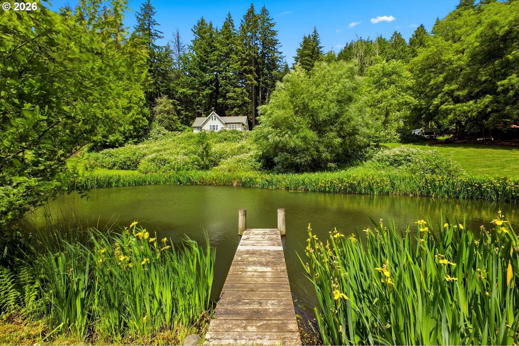 18 Acres of Recreational Land with Home for Sale in Stevenson, Washington