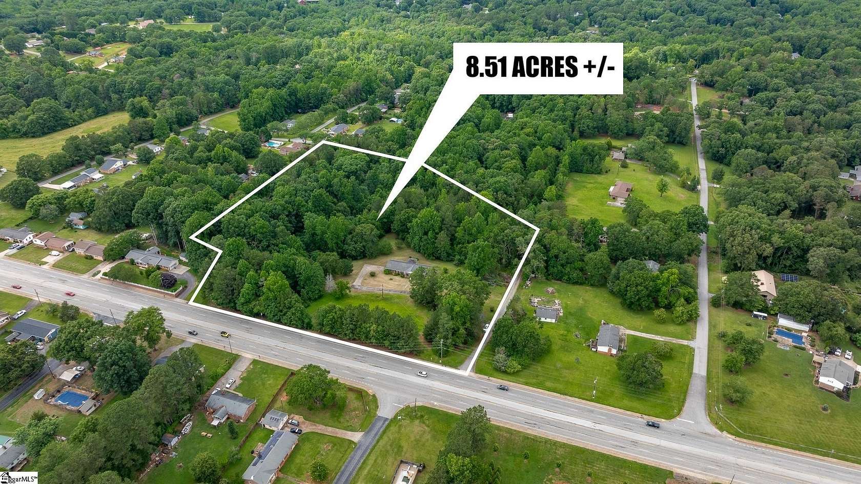 8.5 Acres of Mixed-Use Land for Sale in Moore, South Carolina