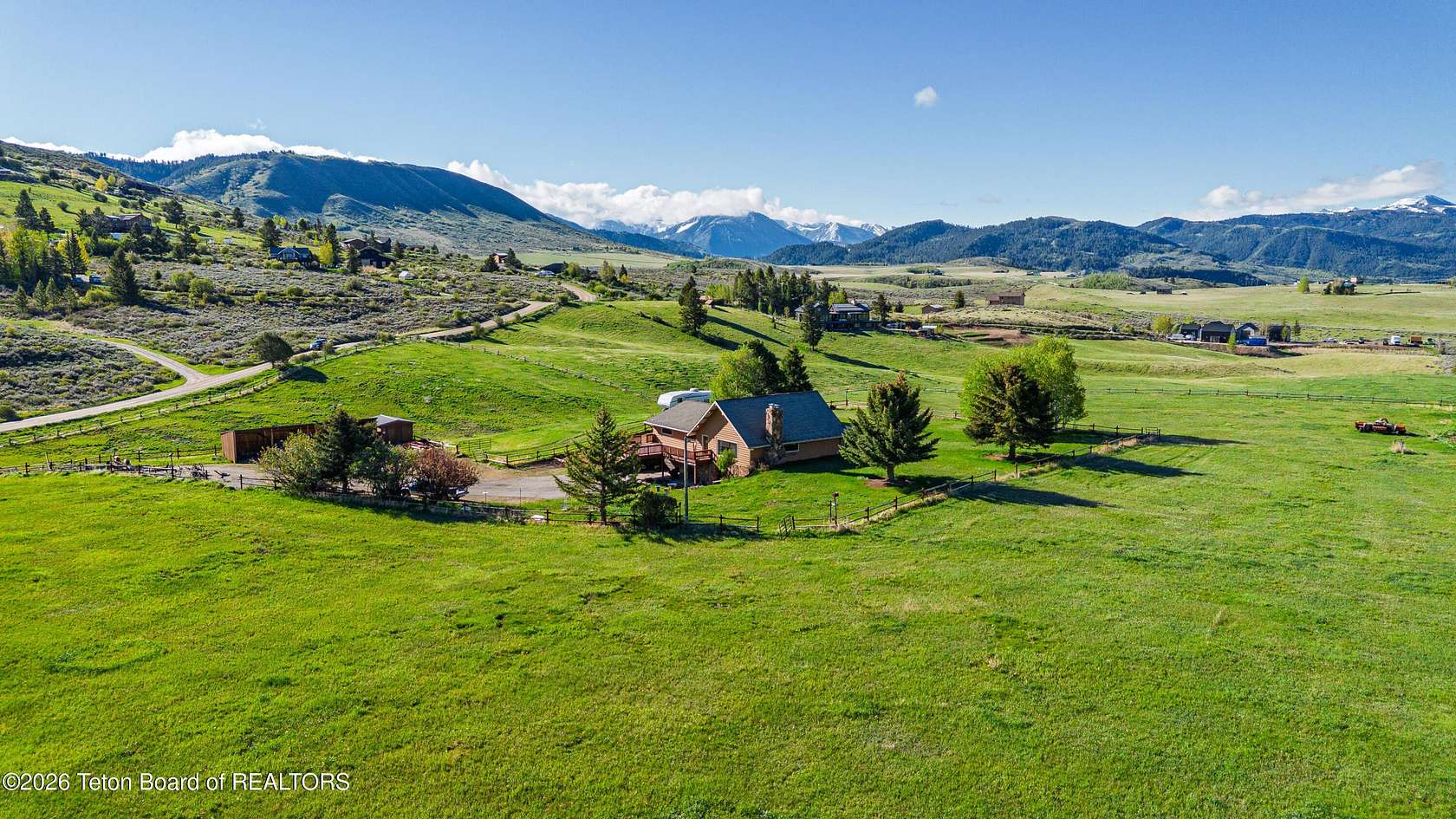 6.78 Acres of Land with Home for Sale in Jackson, Wyoming