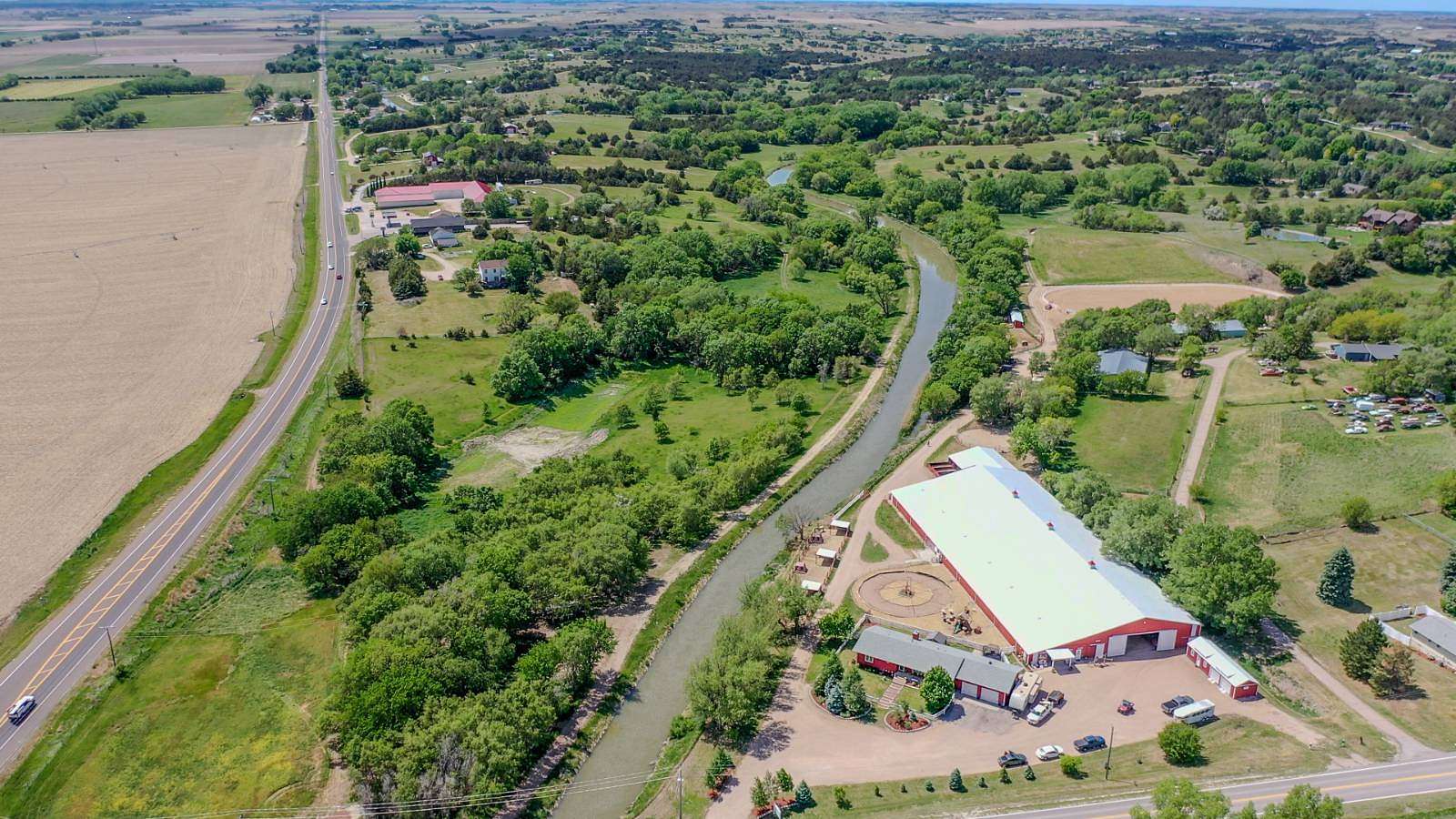 33 Acres of Land with Home for Sale in Kearney, Nebraska