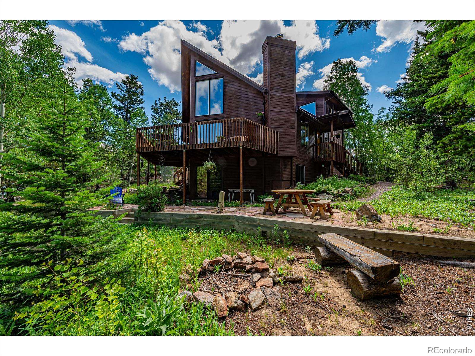 4.27 Acres of Land with Home for Sale in Allenspark, Colorado