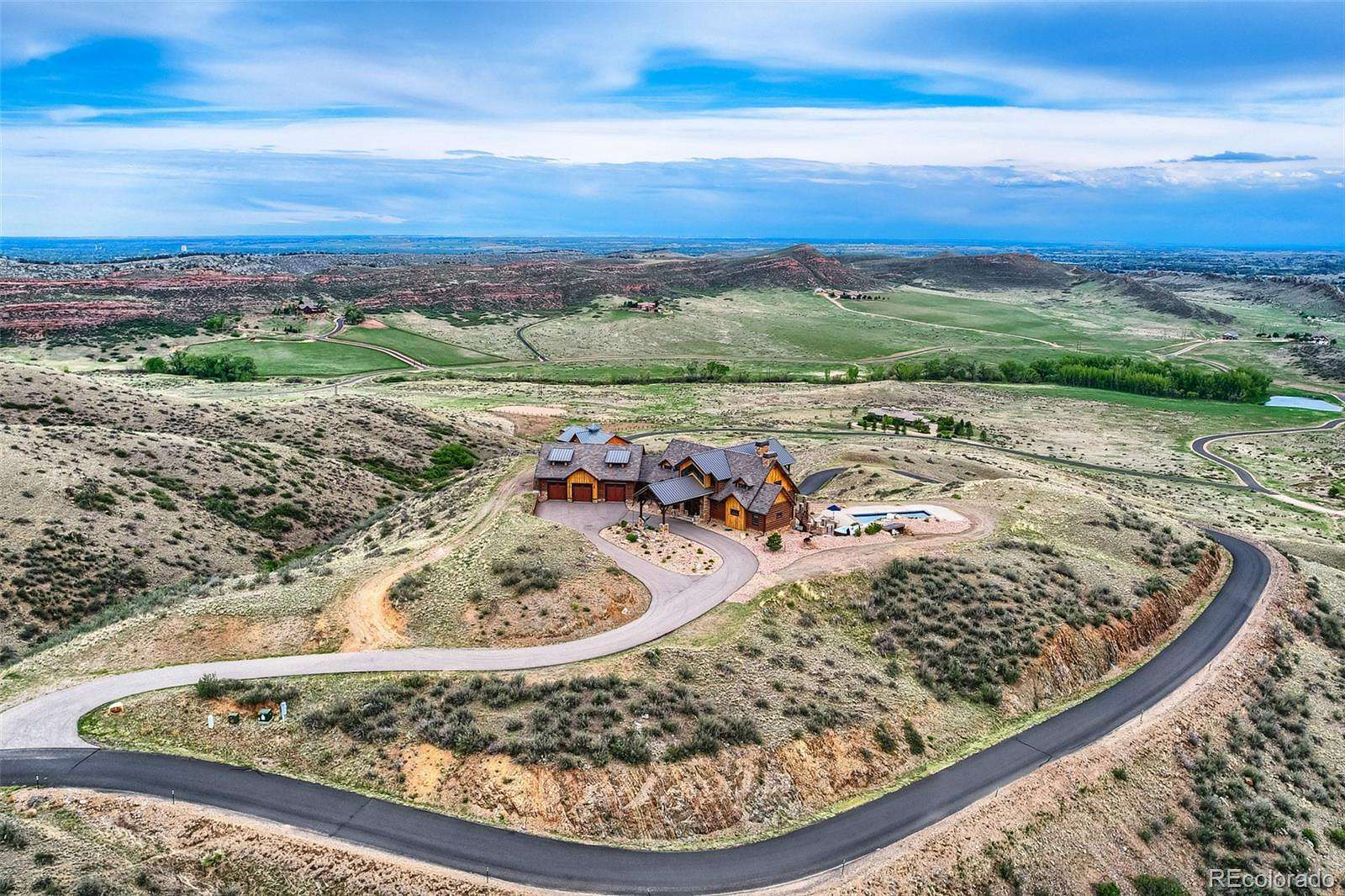 35 Acres of Land with Home for Sale in Loveland, Colorado