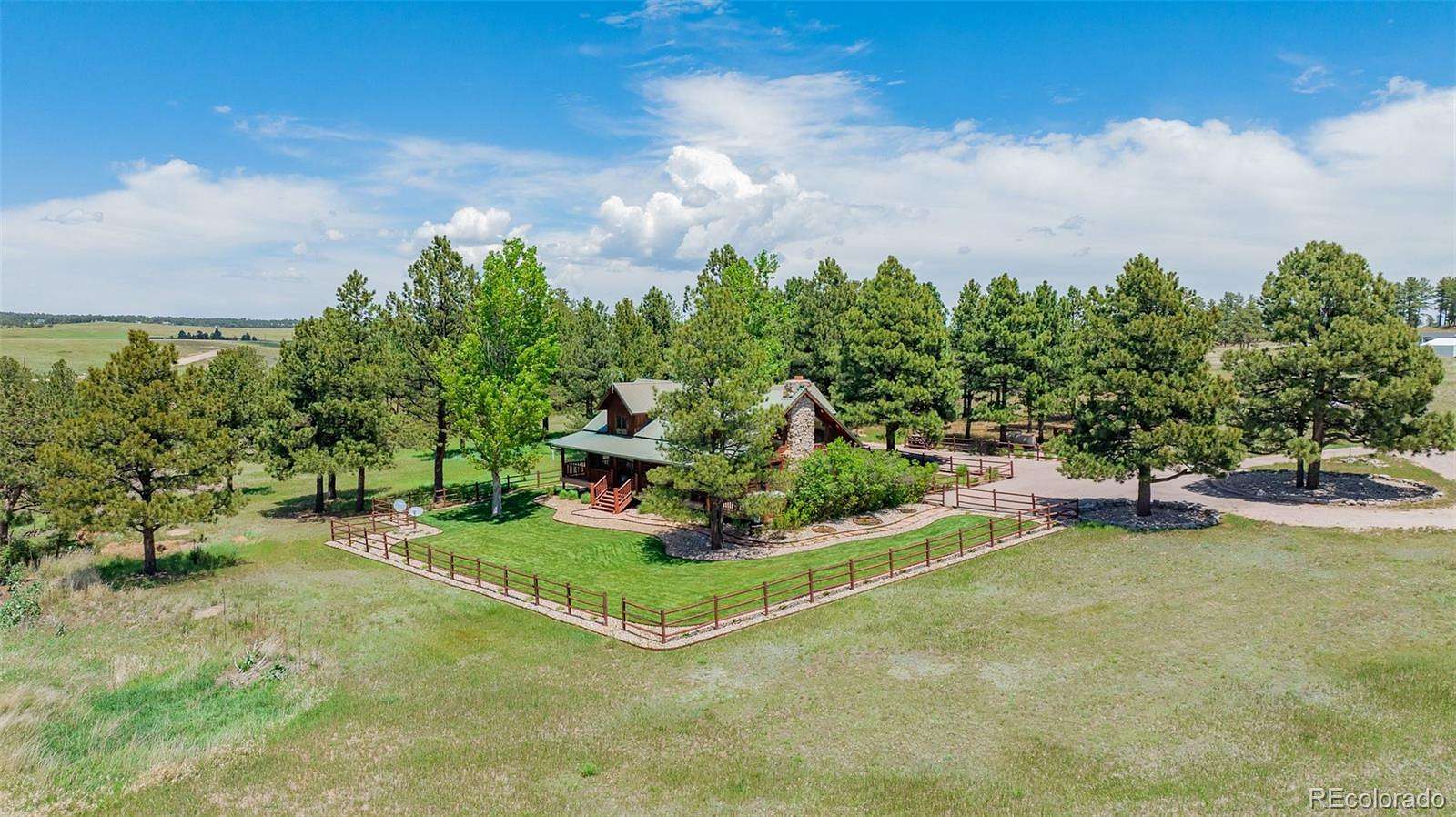 746 Acres of Land with Home for Sale in Elbert, Colorado