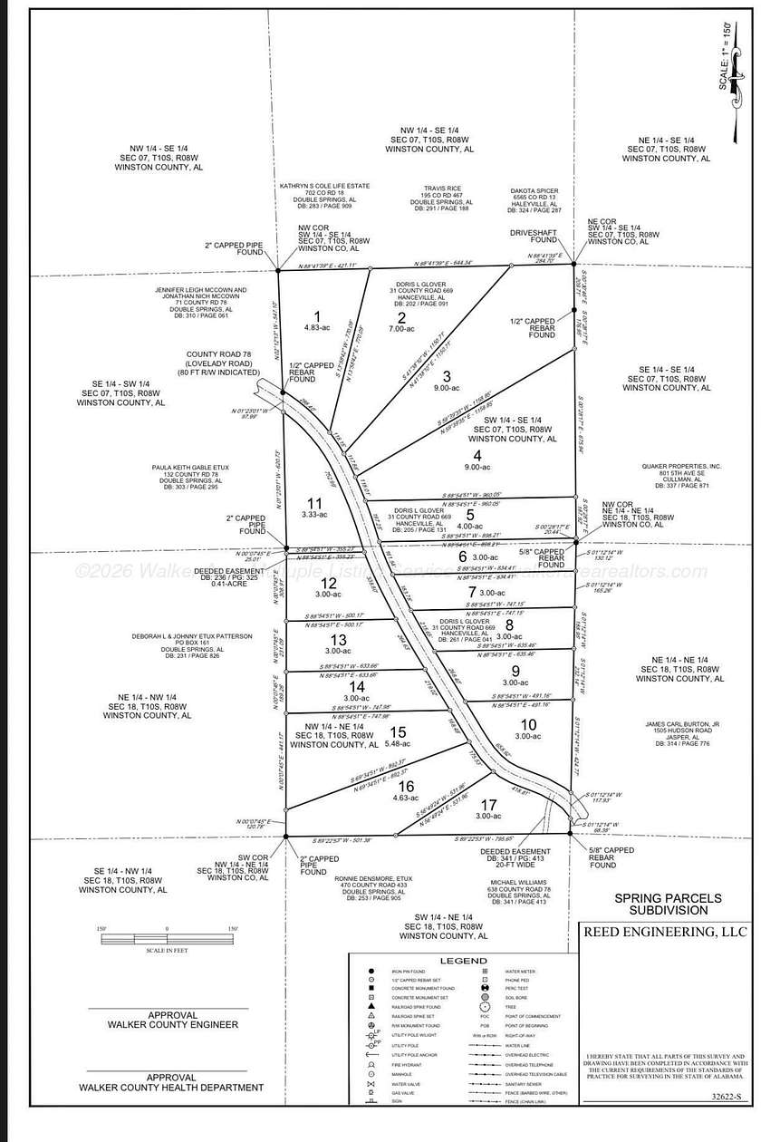 7 Acres of Land for Sale in Double Springs, Alabama