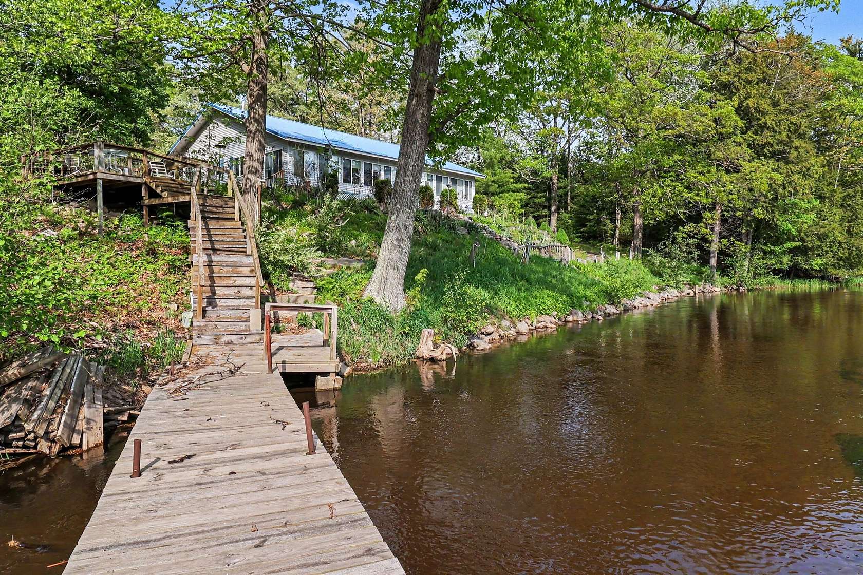 2.65 Acres of Land with Home for Sale in Free Soil, Michigan