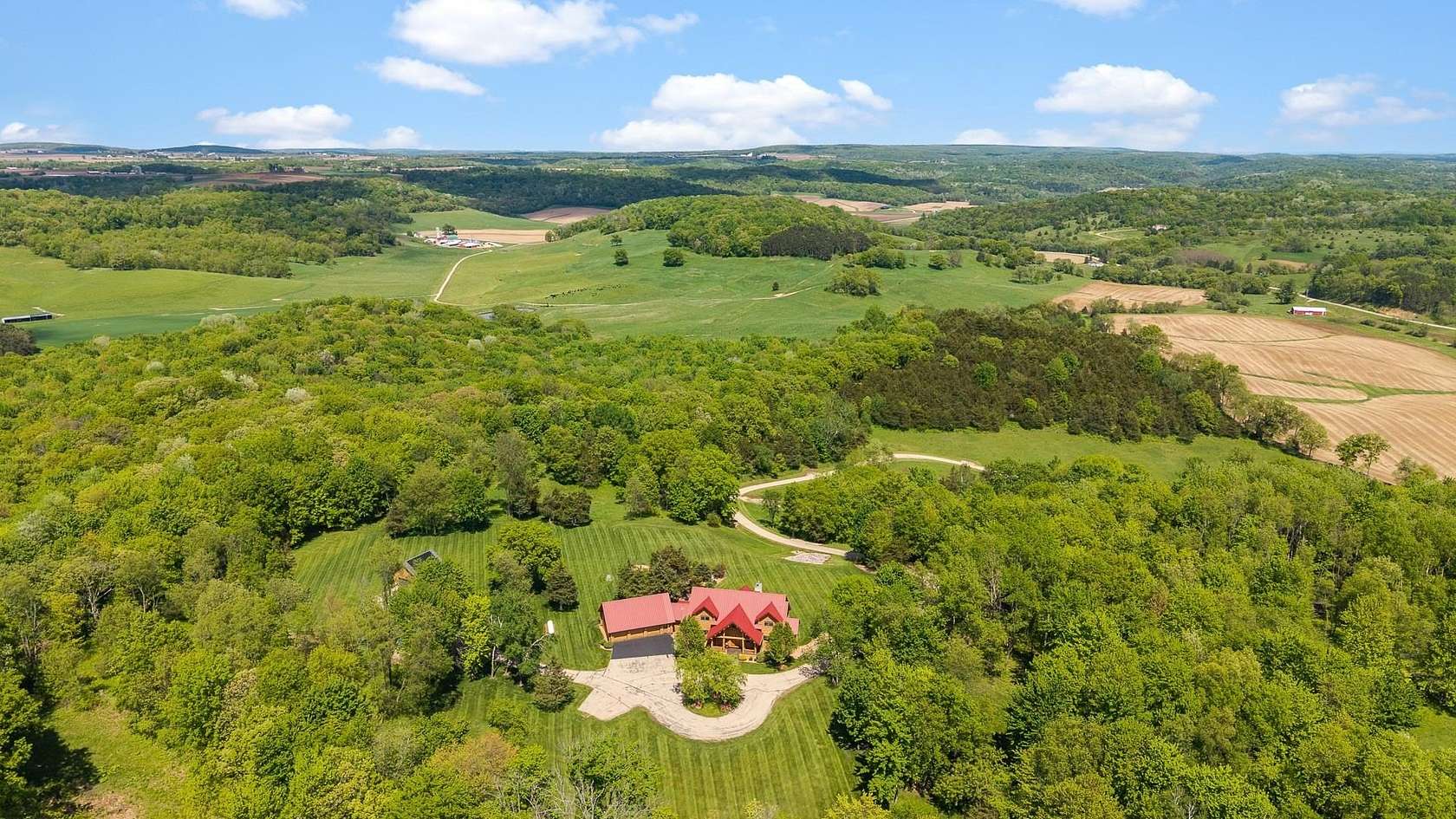 75 Acres of Land with Home for Sale in Loganville, Wisconsin