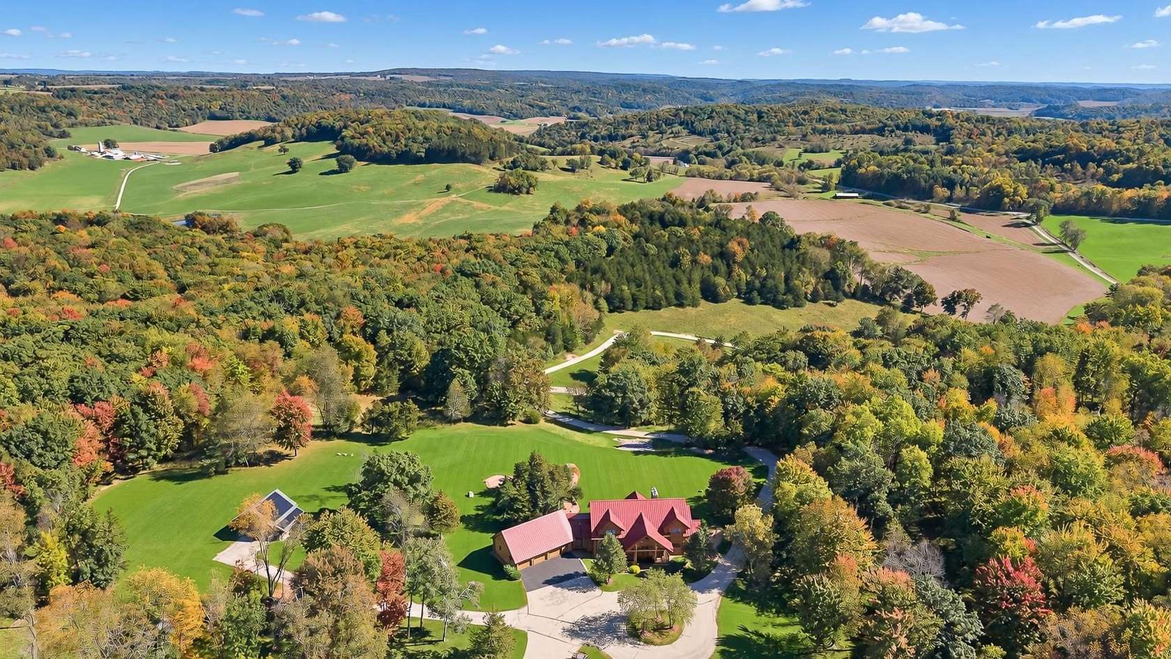 75 Acres of Land with Home for Sale in Loganville, Wisconsin
