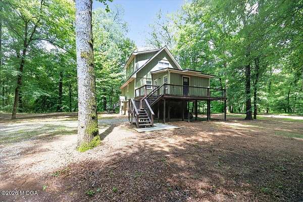 25.5 Acres of Recreational Land with Home for Sale in Juliette, Georgia