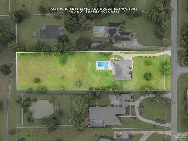 2 Acres of Land with Home for Sale in Cantonment, Florida