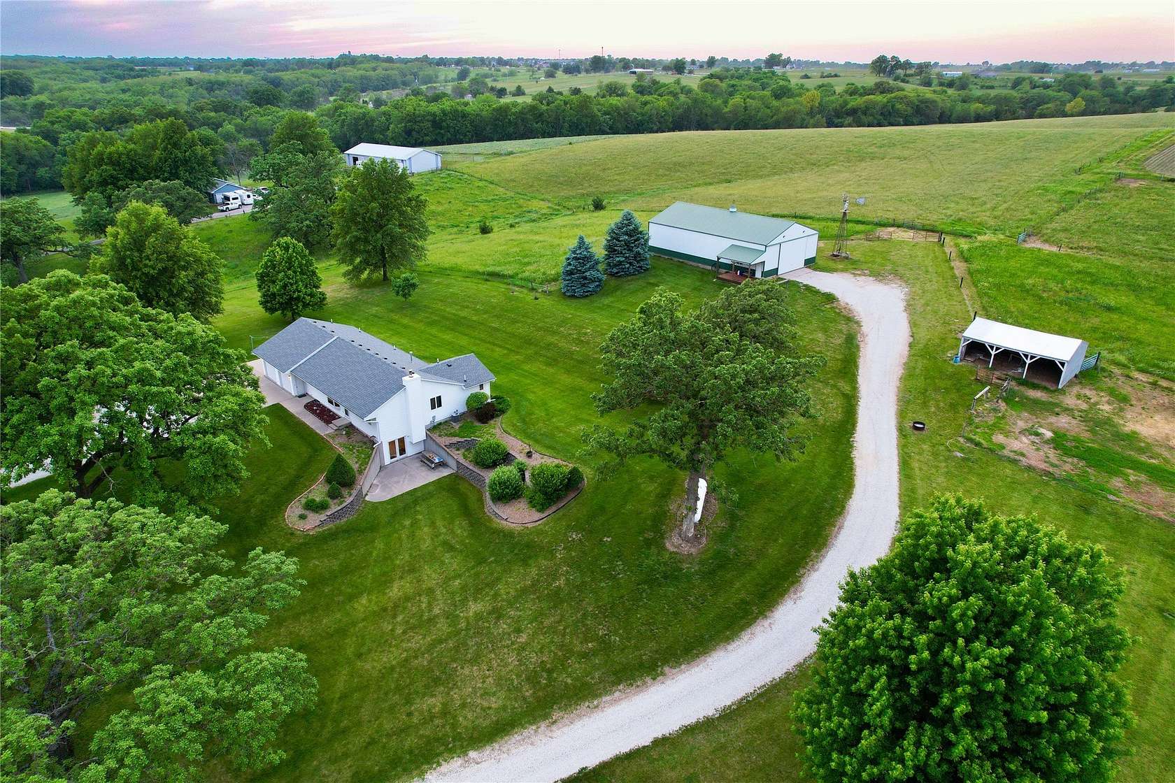 8 Acres of Land with Home for Sale in Indianola, Iowa
