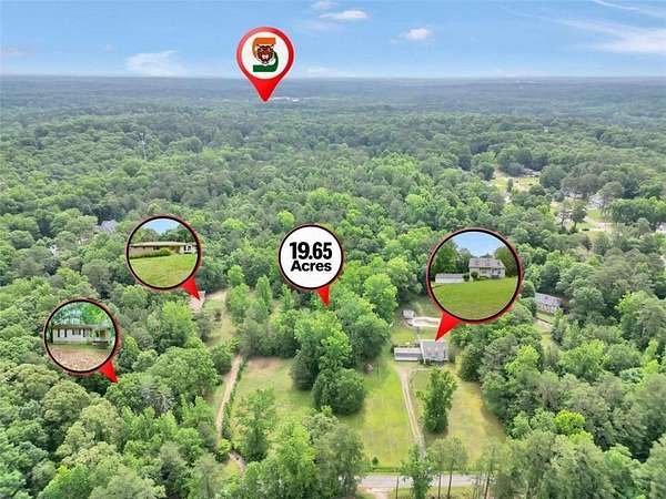 15.9 Acres of Land with Home for Sale in Stockbridge, Georgia
