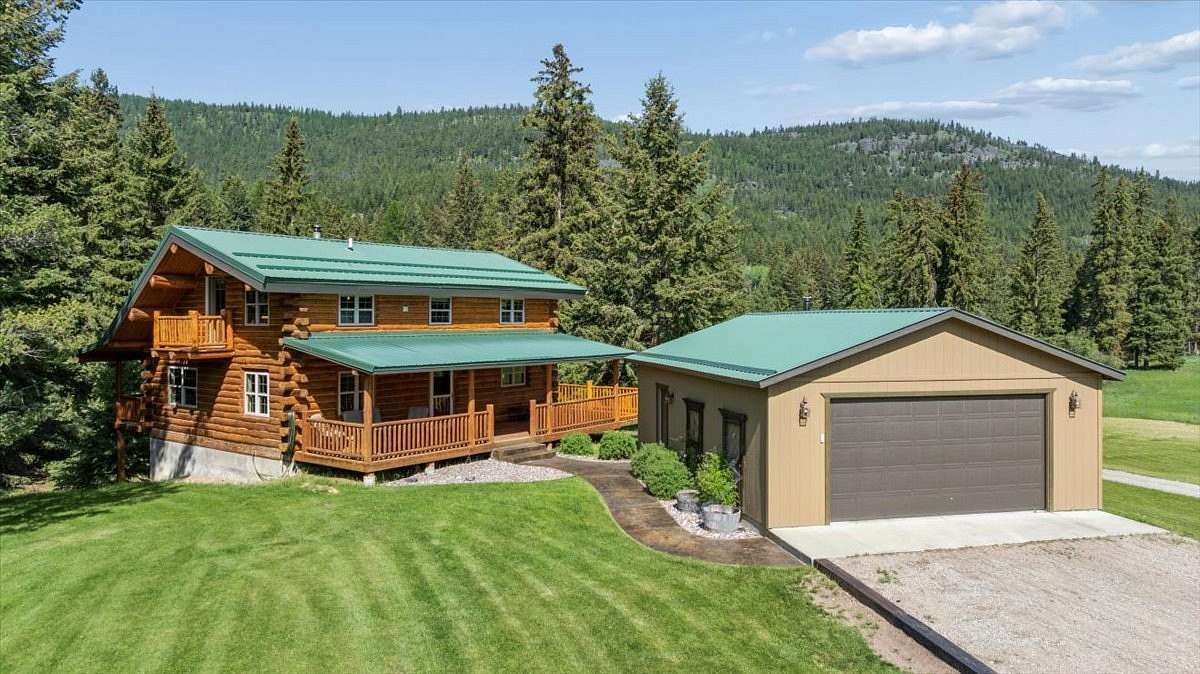 12.2 Acres of Recreational Land with Home for Sale in Kila, Montana