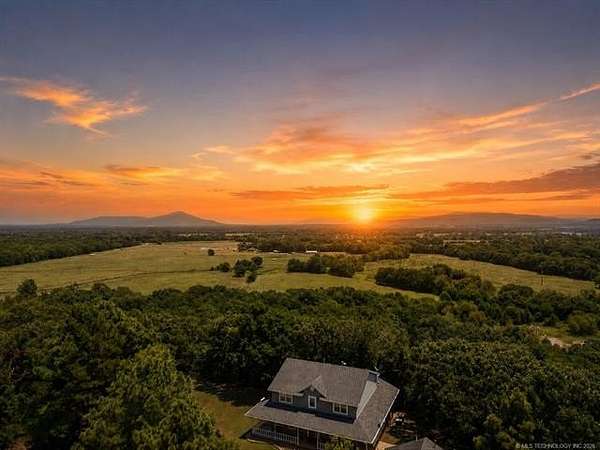 2 Acres of Land with Home for Sale in Poteau, Oklahoma