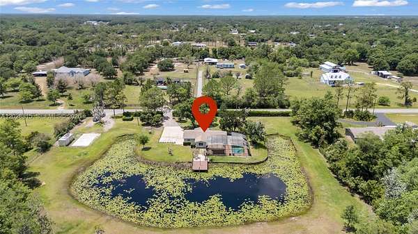 4.89 Acres of Land with Home for Sale in St. Cloud, Florida