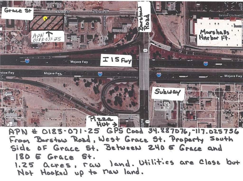 1.25 Acres of Land for Sale in Barstow, California