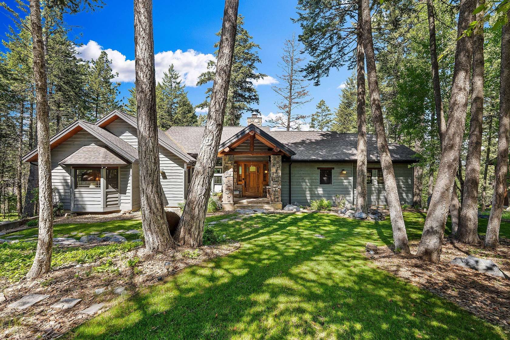 2.59 Acres of Land with Home for Sale in Bigfork, Montana