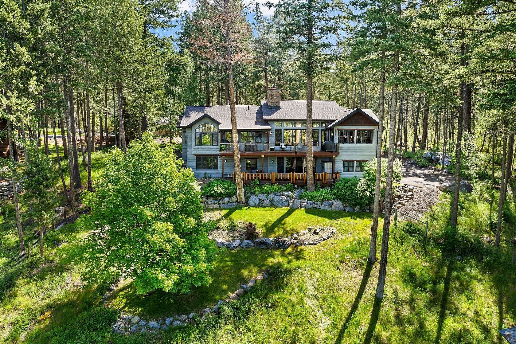 2.59 Acres of Land with Home for Sale in Bigfork, Montana
