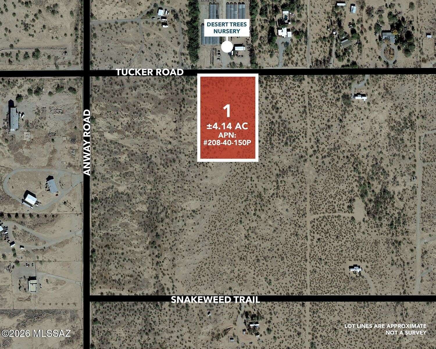 4.1 Acres of Land for Sale in Marana, Arizona