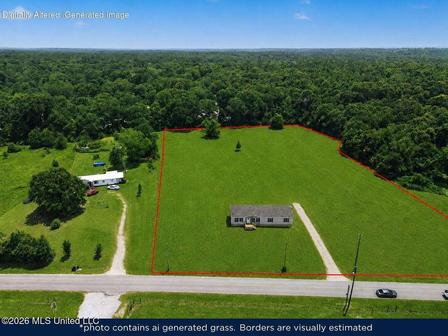 5.36 Acres of Land with Home for Sale in Perkinston, Mississippi