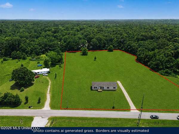5.36 Acres of Land with Home for Sale in Perkinston, Mississippi