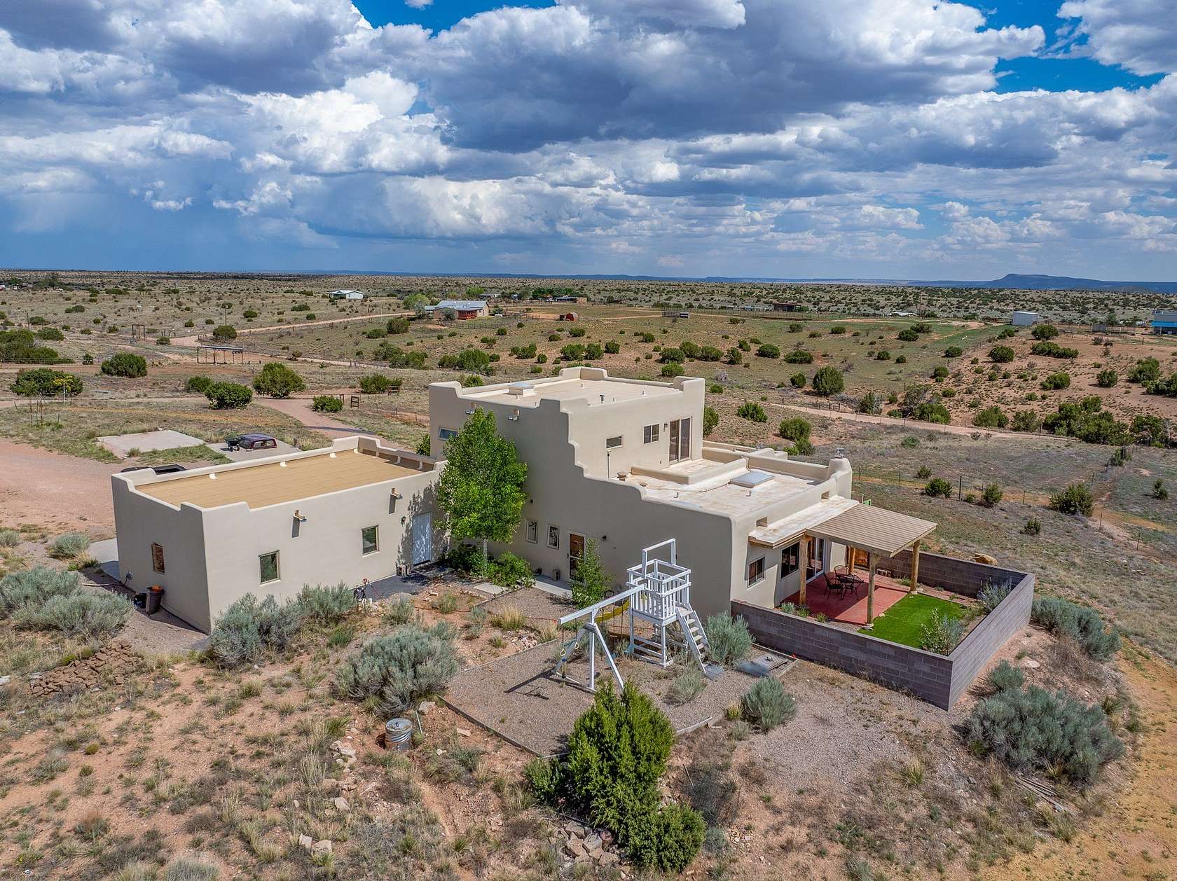 13.7 Acres of Land with Home for Sale in Santa Fe, New Mexico