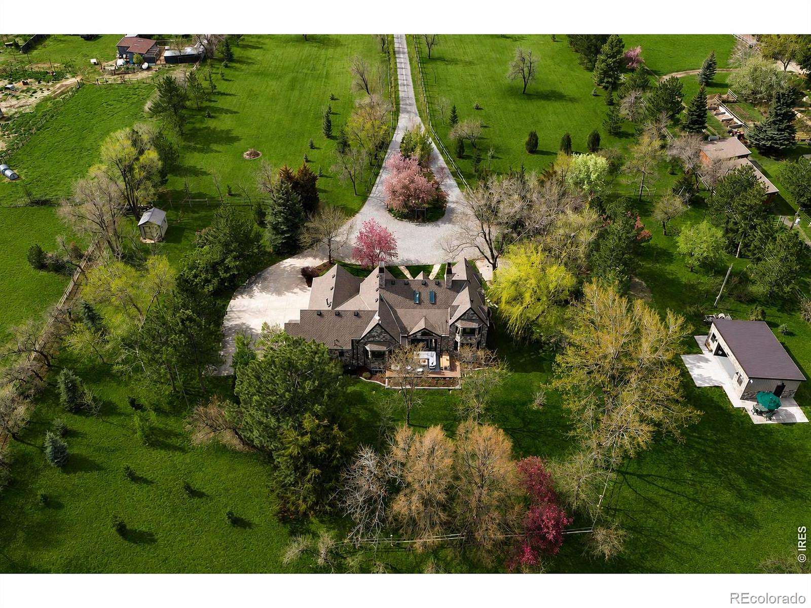 9.86 Acres of Land with Home for Sale in Longmont, Colorado