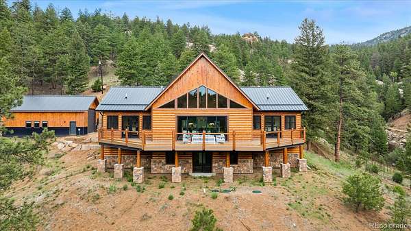 122 Acres of Recreational Land with Home for Sale in Conifer, Colorado