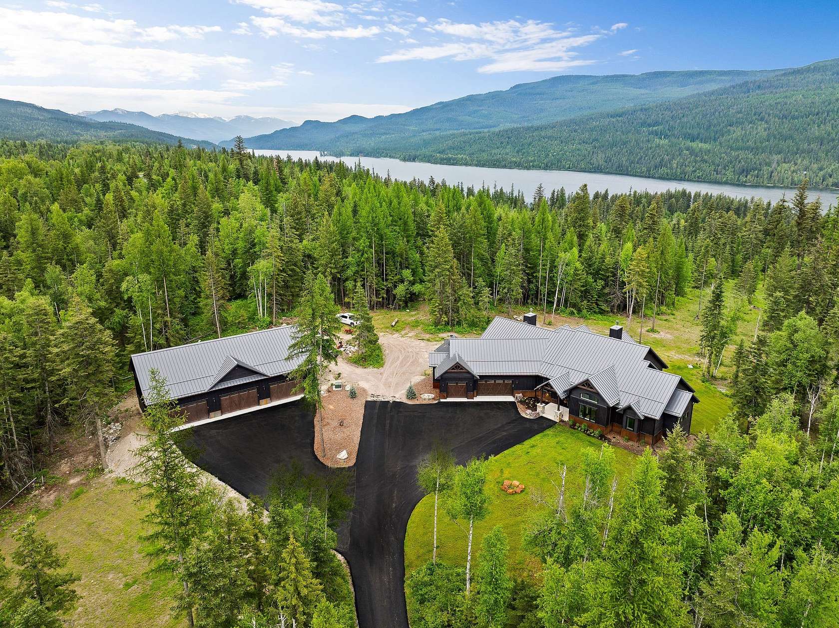 6.78 Acres of Land with Home for Sale in Bigfork, Montana