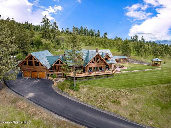 130 Acres of Recreational Land with Home for Sale in Worley, Idaho