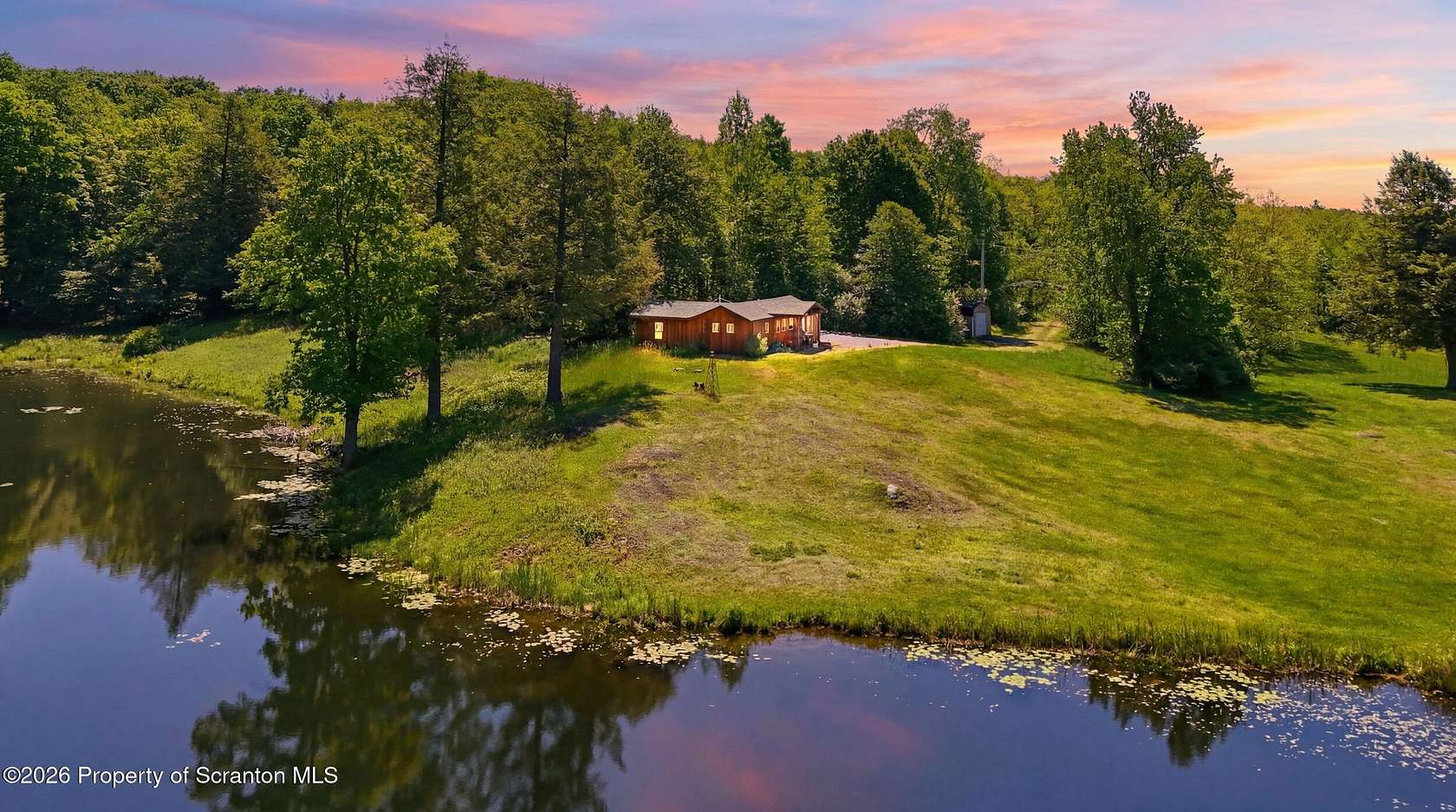 43.4 Acres of Recreational Land with Home for Sale in Waymart, Pennsylvania