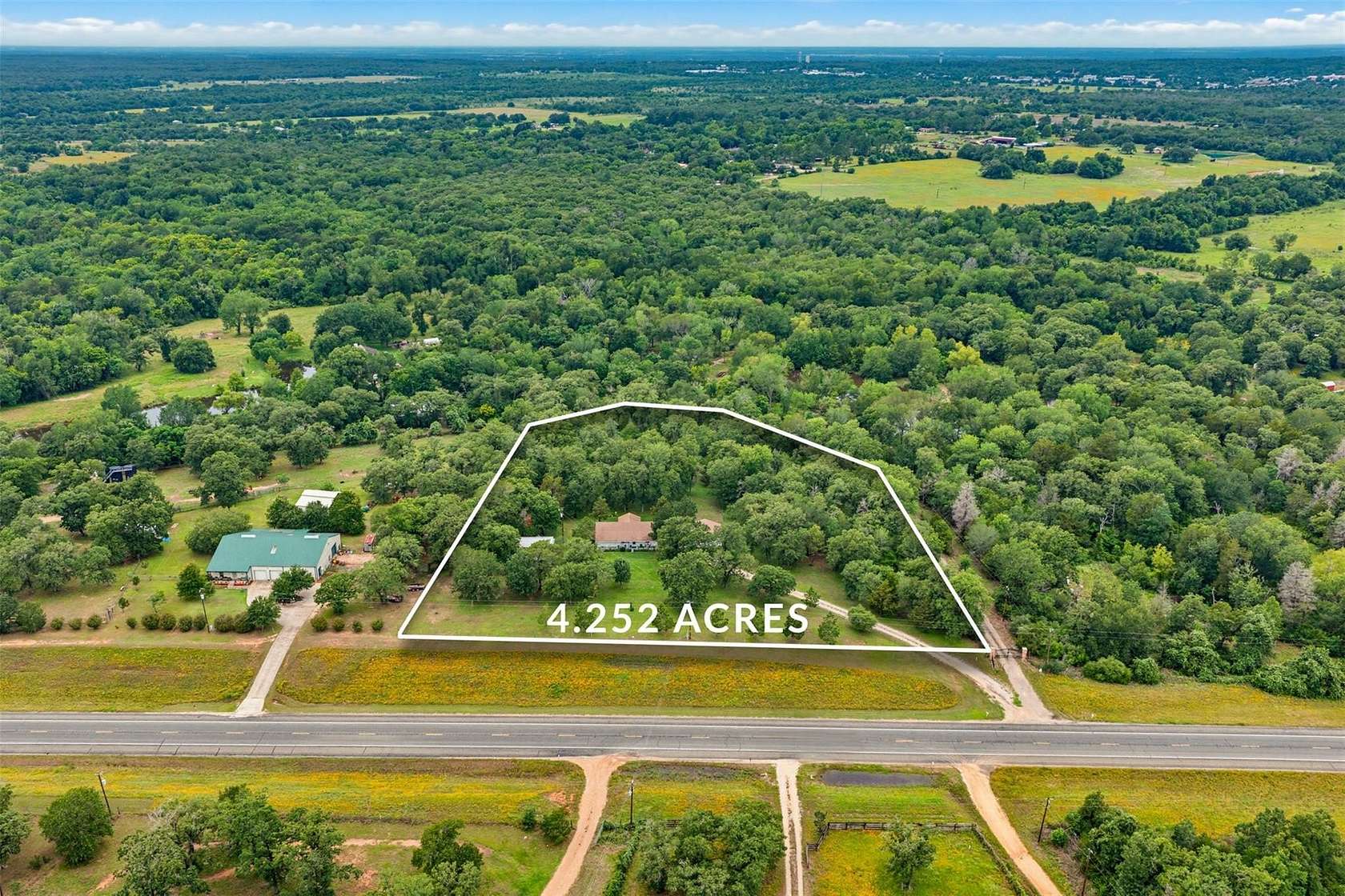 4.25 Acres of Land with Home for Sale in Rockdale, Texas