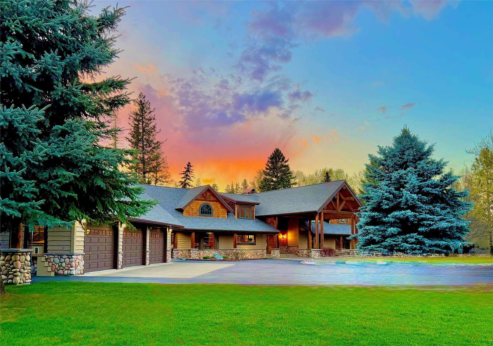2 Acres of Land with Home for Sale in Kalispell, Montana